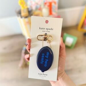 Target X Kate Spade Blue Coin Purse